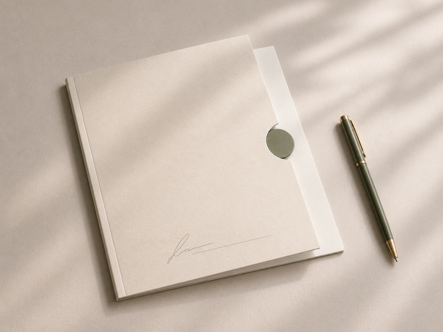 Sales purchase agreement document with pen